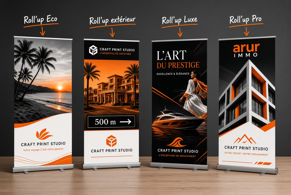 Roll-up et supports événementiels